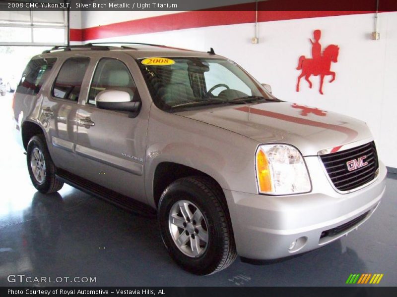 Silver Birch Metallic / Light Titanium 2008 GMC Yukon SLT