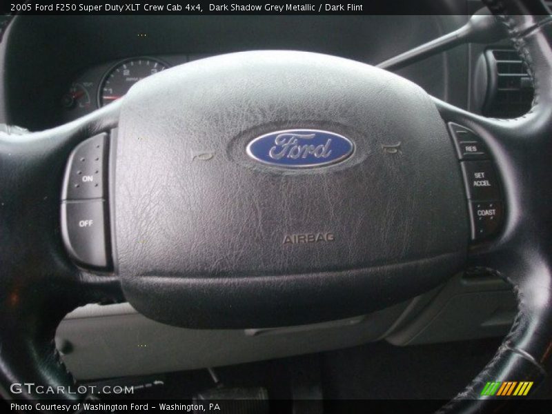 Dark Shadow Grey Metallic / Dark Flint 2005 Ford F250 Super Duty XLT Crew Cab 4x4