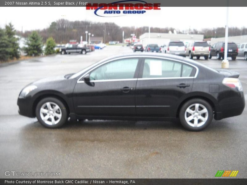 Super Black / Frost 2007 Nissan Altima 2.5 S