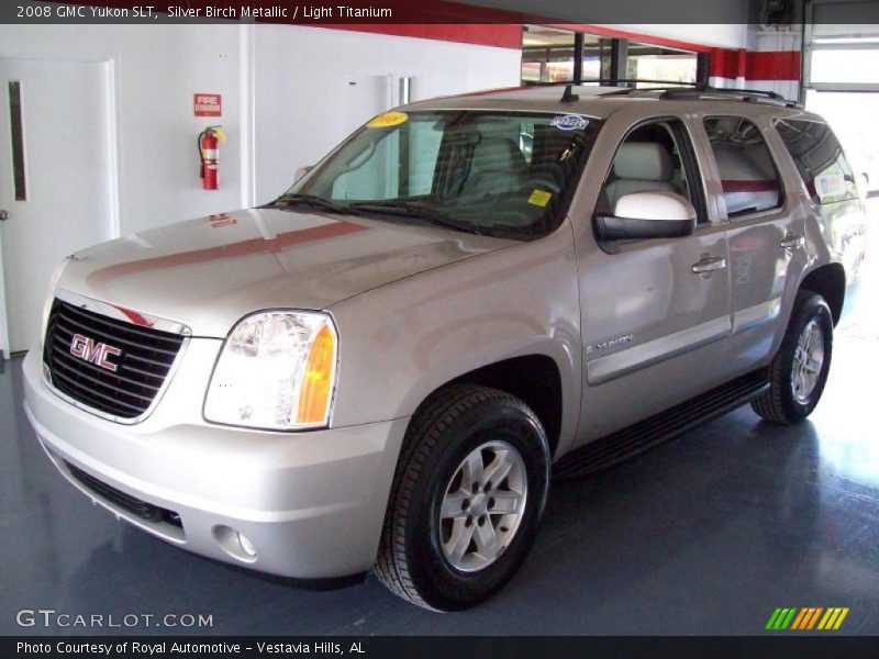 Silver Birch Metallic / Light Titanium 2008 GMC Yukon SLT