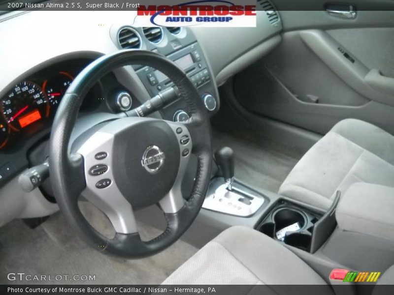 Super Black / Frost 2007 Nissan Altima 2.5 S