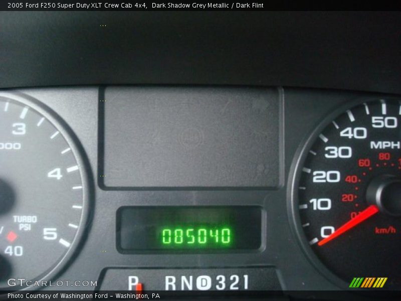 Dark Shadow Grey Metallic / Dark Flint 2005 Ford F250 Super Duty XLT Crew Cab 4x4