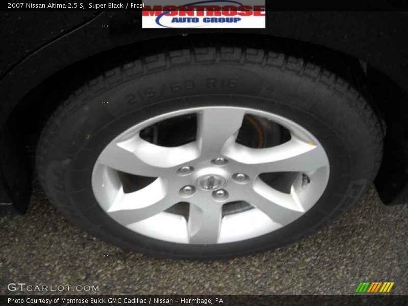 Super Black / Frost 2007 Nissan Altima 2.5 S