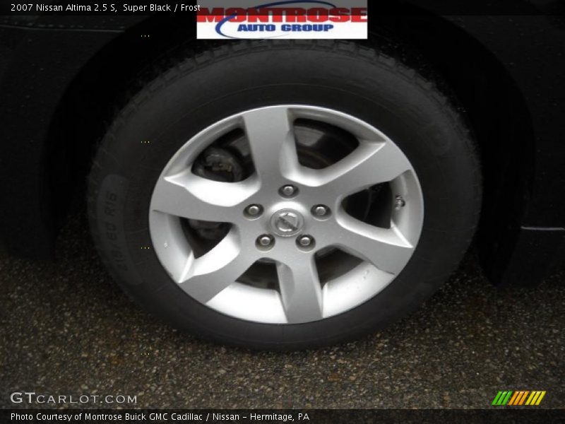 Super Black / Frost 2007 Nissan Altima 2.5 S