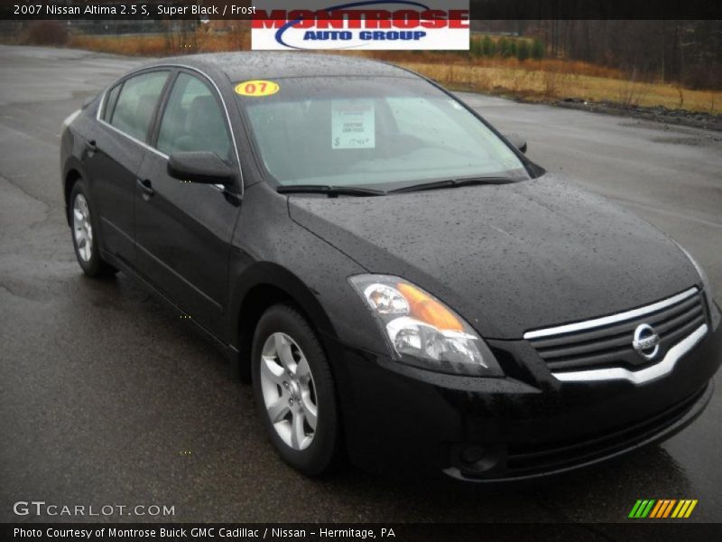 Super Black / Frost 2007 Nissan Altima 2.5 S
