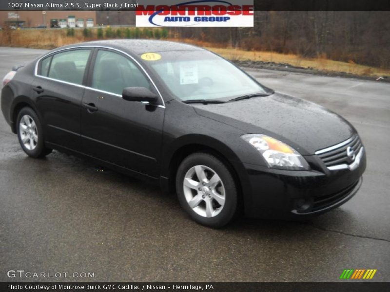 Super Black / Frost 2007 Nissan Altima 2.5 S