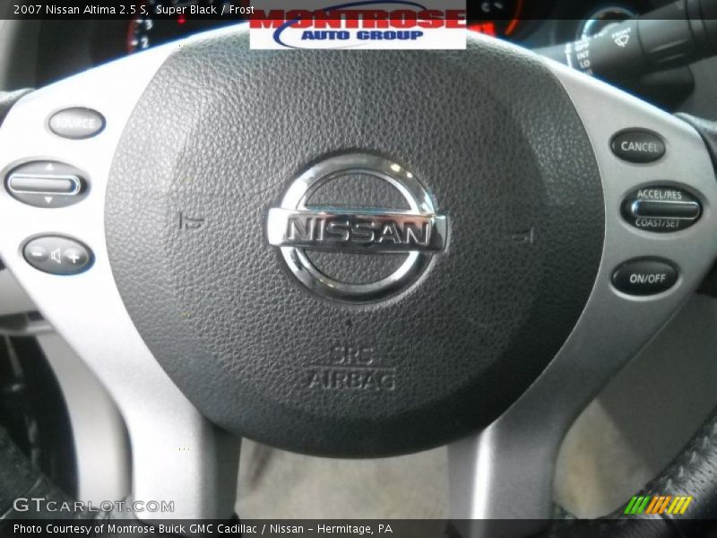 Super Black / Frost 2007 Nissan Altima 2.5 S