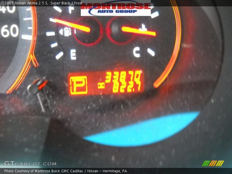 Super Black / Frost 2007 Nissan Altima 2.5 S