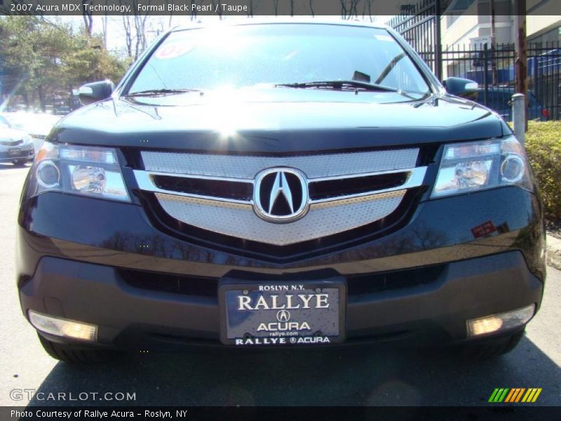 Formal Black Pearl / Taupe 2007 Acura MDX Technology