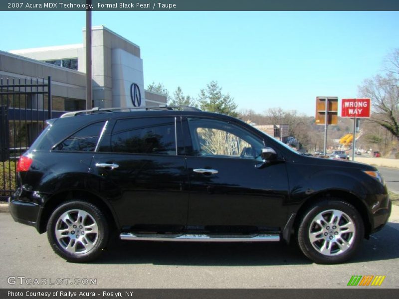 Formal Black Pearl / Taupe 2007 Acura MDX Technology