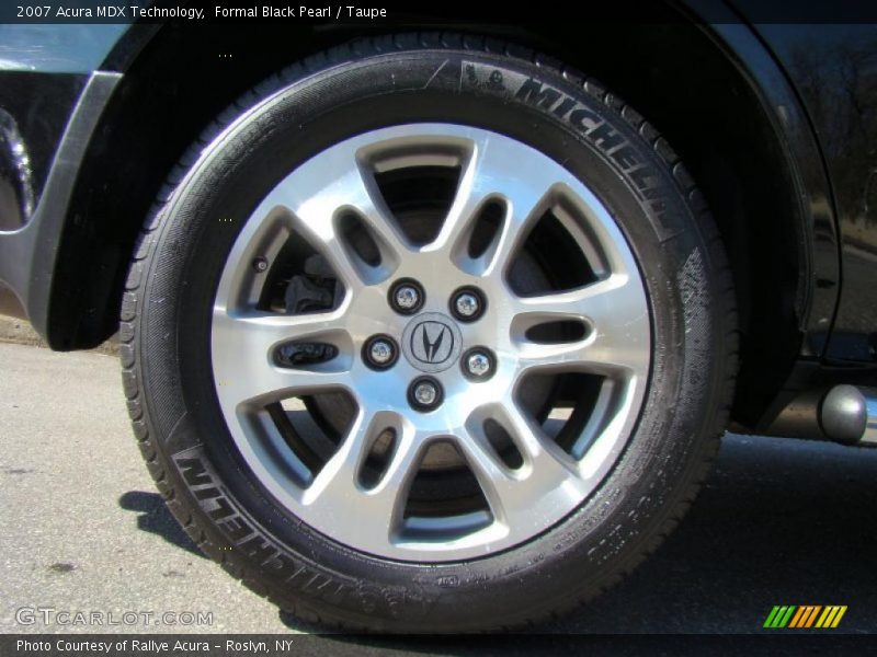 Formal Black Pearl / Taupe 2007 Acura MDX Technology