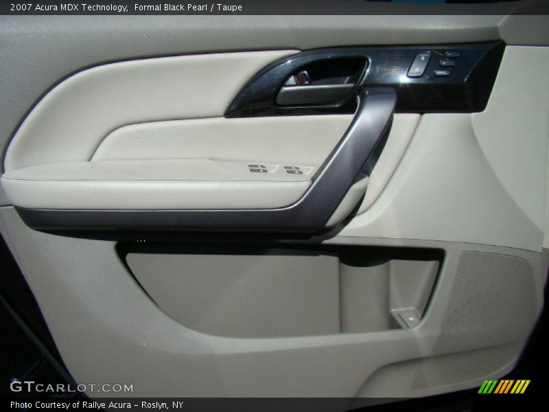 Formal Black Pearl / Taupe 2007 Acura MDX Technology