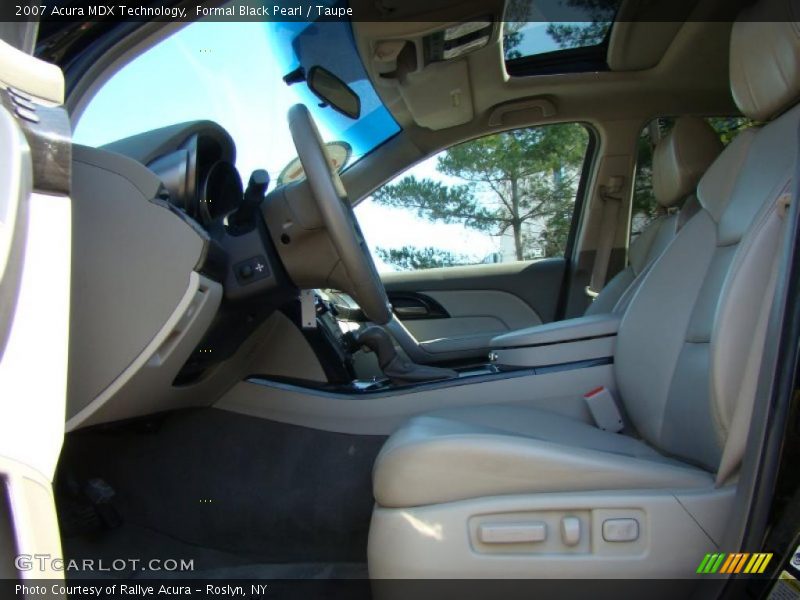 Formal Black Pearl / Taupe 2007 Acura MDX Technology
