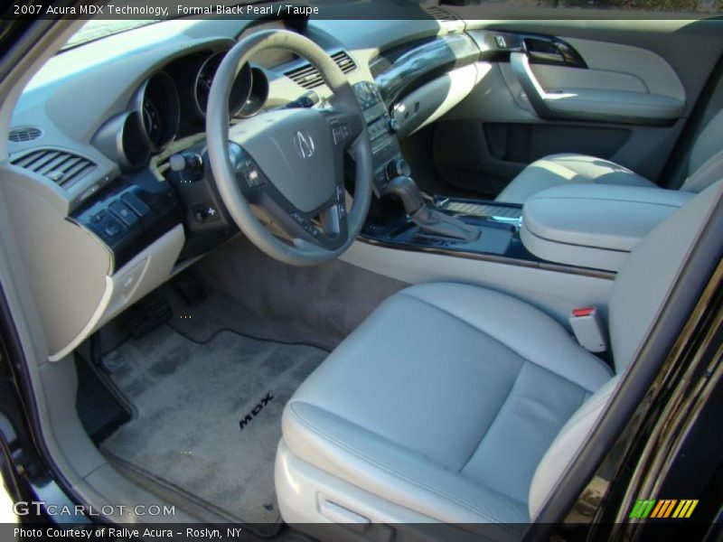 Formal Black Pearl / Taupe 2007 Acura MDX Technology