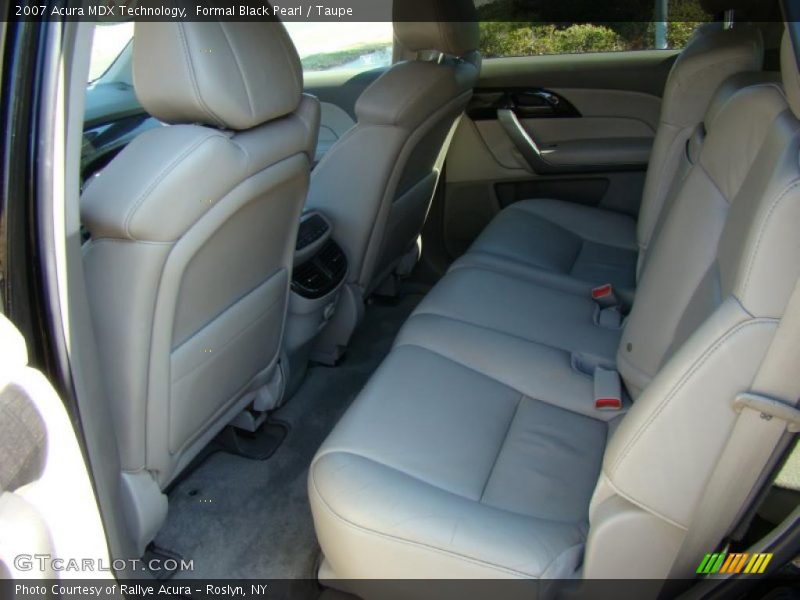Formal Black Pearl / Taupe 2007 Acura MDX Technology