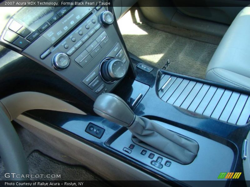 Formal Black Pearl / Taupe 2007 Acura MDX Technology