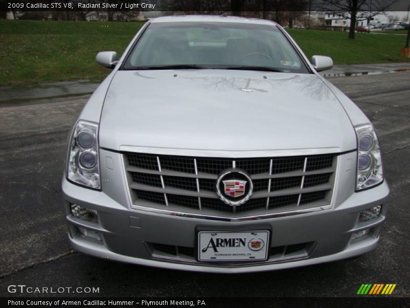 Radiant Silver / Light Gray 2009 Cadillac STS V8