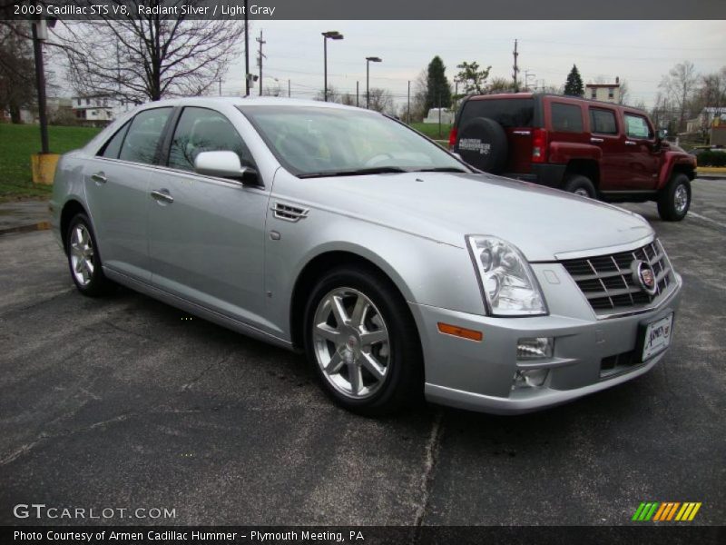 Radiant Silver / Light Gray 2009 Cadillac STS V8