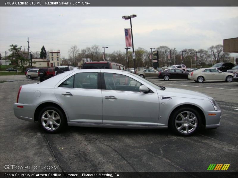 Radiant Silver / Light Gray 2009 Cadillac STS V8