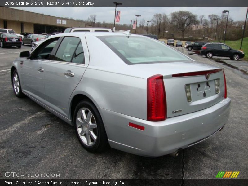 Radiant Silver / Light Gray 2009 Cadillac STS V8