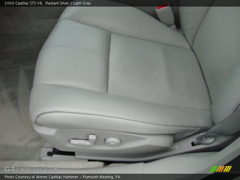 Radiant Silver / Light Gray 2009 Cadillac STS V8