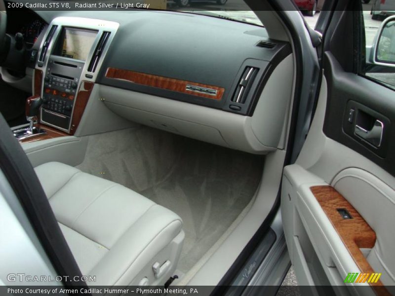 Radiant Silver / Light Gray 2009 Cadillac STS V8