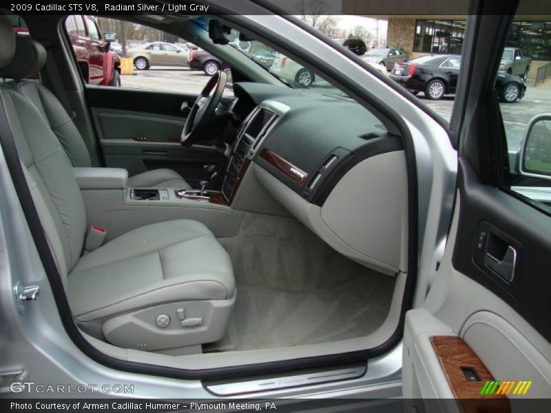 Radiant Silver / Light Gray 2009 Cadillac STS V8