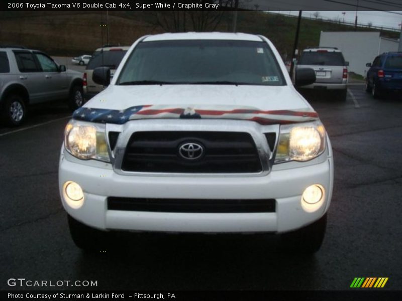 Super White / Graphite Gray 2006 Toyota Tacoma V6 Double Cab 4x4