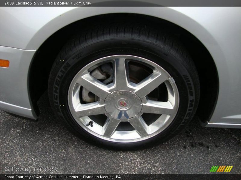 Radiant Silver / Light Gray 2009 Cadillac STS V8