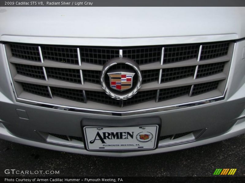 Radiant Silver / Light Gray 2009 Cadillac STS V8