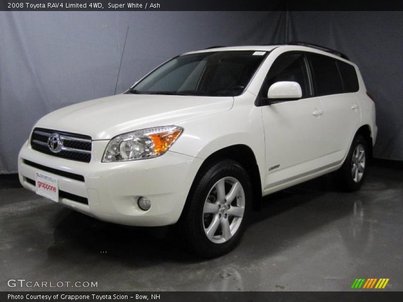 Super White / Ash 2008 Toyota RAV4 Limited 4WD