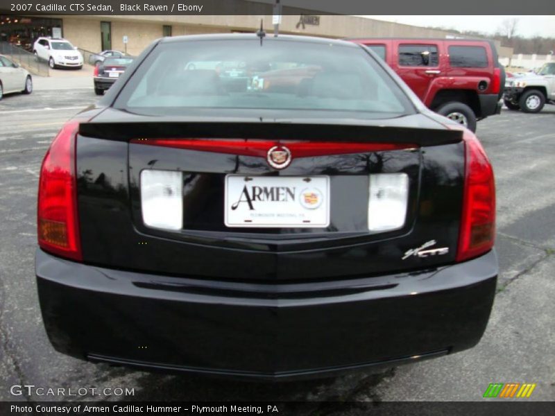 Black Raven / Ebony 2007 Cadillac CTS Sedan