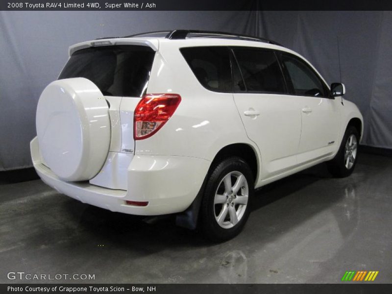 Super White / Ash 2008 Toyota RAV4 Limited 4WD