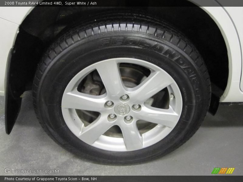 Super White / Ash 2008 Toyota RAV4 Limited 4WD