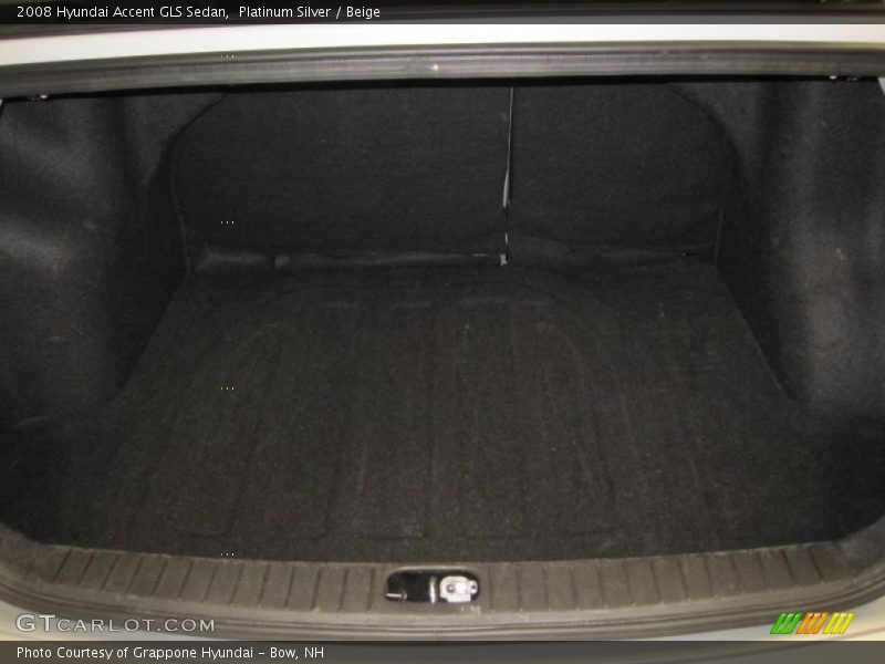 Platinum Silver / Beige 2008 Hyundai Accent GLS Sedan