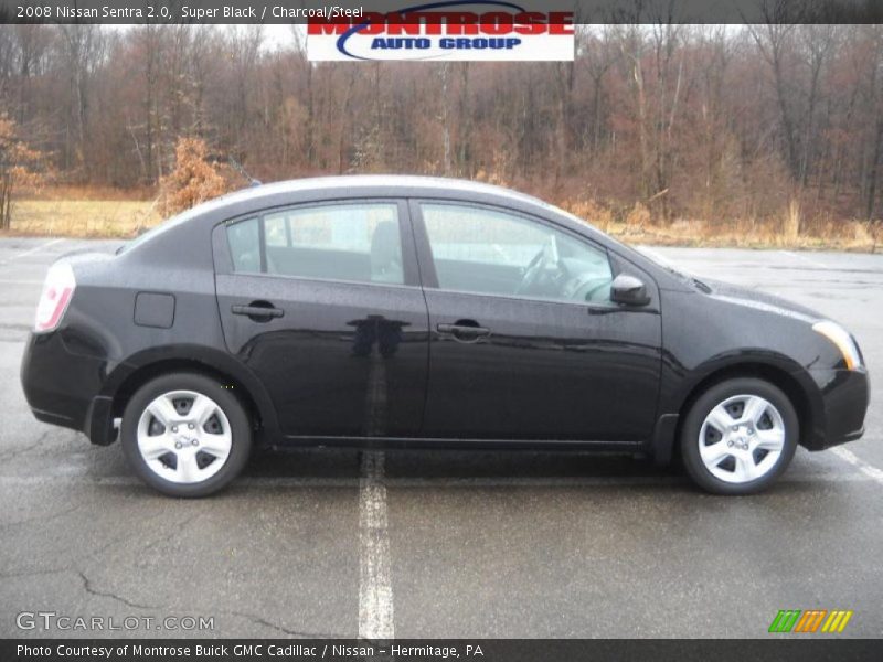 Super Black / Charcoal/Steel 2008 Nissan Sentra 2.0