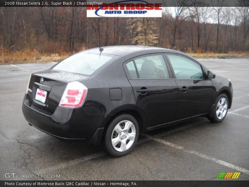 Super Black / Charcoal/Steel 2008 Nissan Sentra 2.0