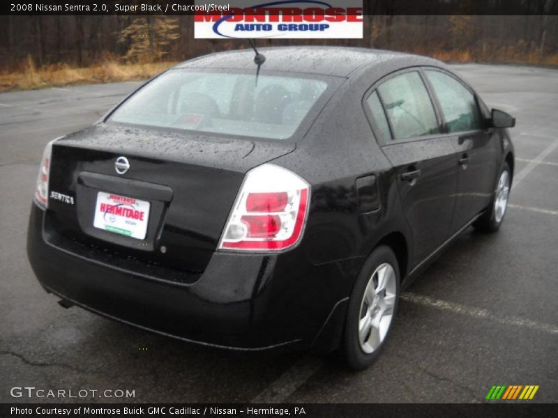 Super Black / Charcoal/Steel 2008 Nissan Sentra 2.0