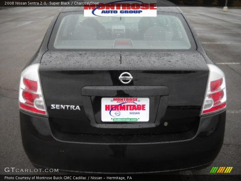 Super Black / Charcoal/Steel 2008 Nissan Sentra 2.0