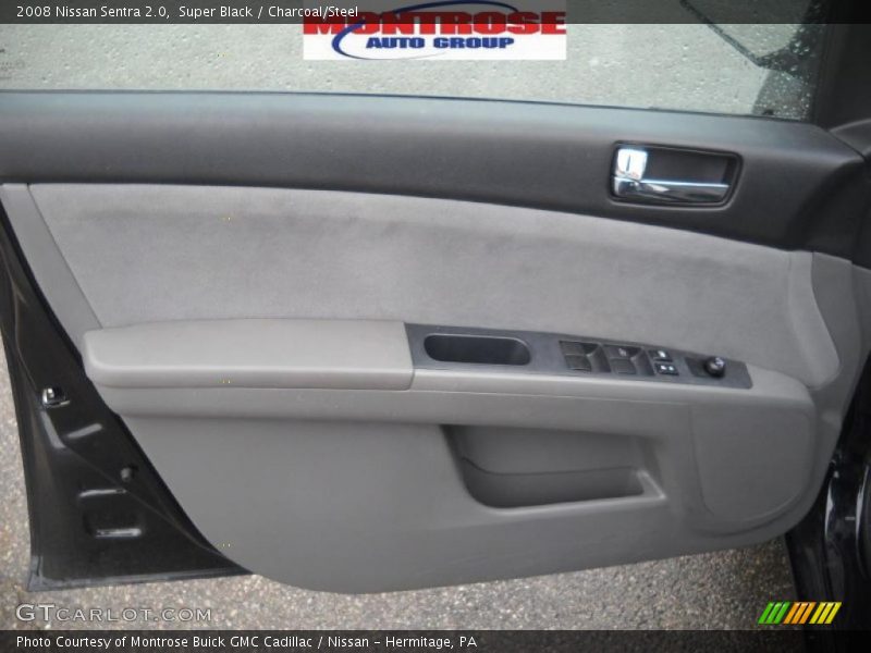 Super Black / Charcoal/Steel 2008 Nissan Sentra 2.0