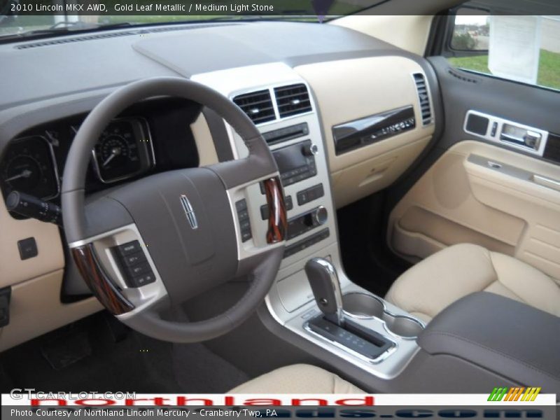 Gold Leaf Metallic / Medium Light Stone 2010 Lincoln MKX AWD