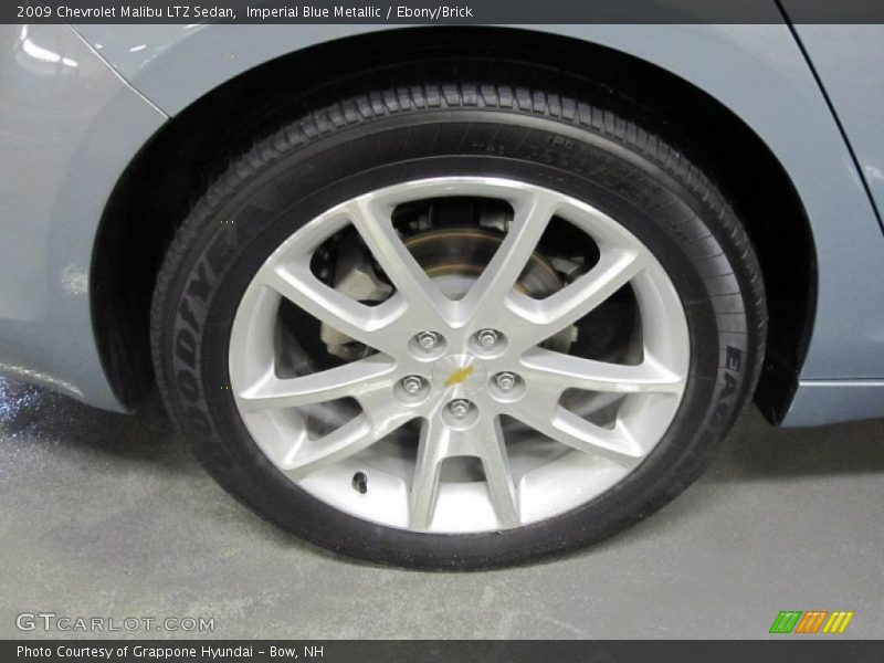Imperial Blue Metallic / Ebony/Brick 2009 Chevrolet Malibu LTZ Sedan