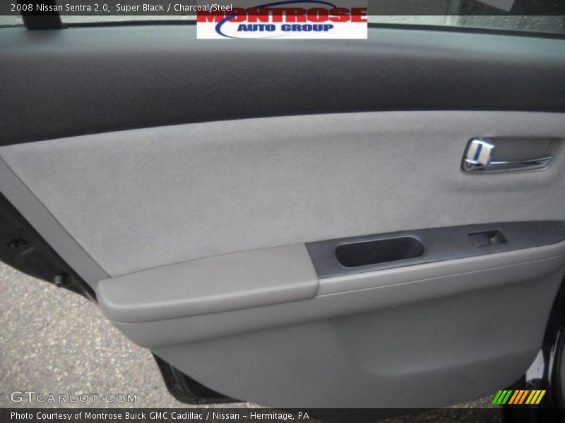 Super Black / Charcoal/Steel 2008 Nissan Sentra 2.0