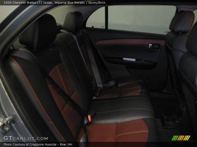Imperial Blue Metallic / Ebony/Brick 2009 Chevrolet Malibu LTZ Sedan