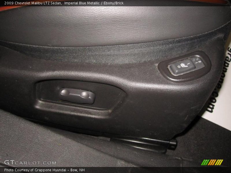 Imperial Blue Metallic / Ebony/Brick 2009 Chevrolet Malibu LTZ Sedan