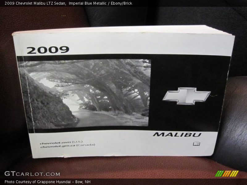 Imperial Blue Metallic / Ebony/Brick 2009 Chevrolet Malibu LTZ Sedan