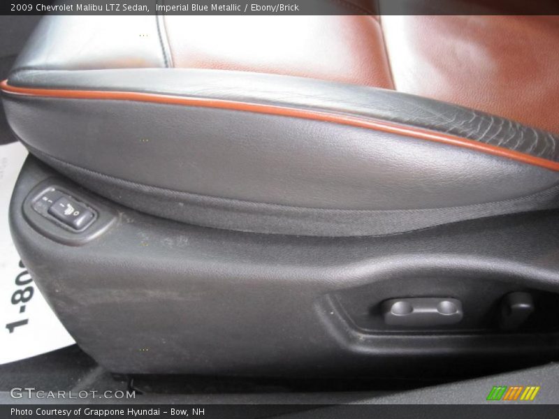 Imperial Blue Metallic / Ebony/Brick 2009 Chevrolet Malibu LTZ Sedan