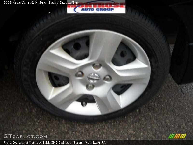 Super Black / Charcoal/Steel 2008 Nissan Sentra 2.0