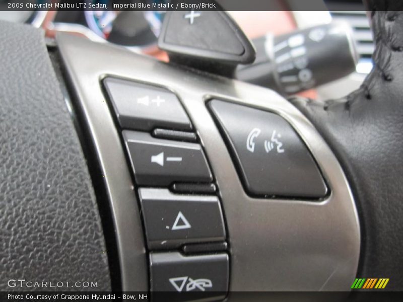 Imperial Blue Metallic / Ebony/Brick 2009 Chevrolet Malibu LTZ Sedan