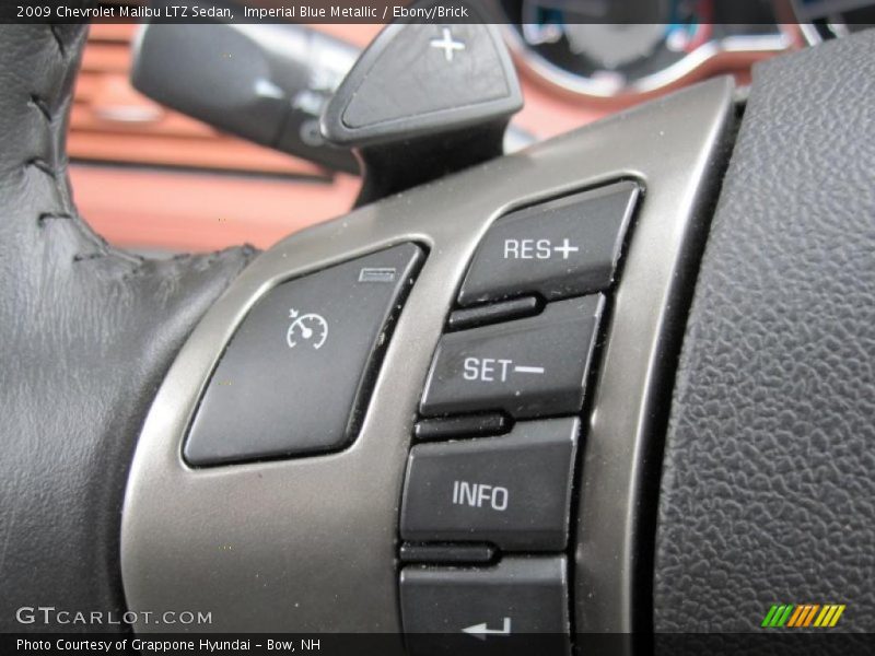 Imperial Blue Metallic / Ebony/Brick 2009 Chevrolet Malibu LTZ Sedan